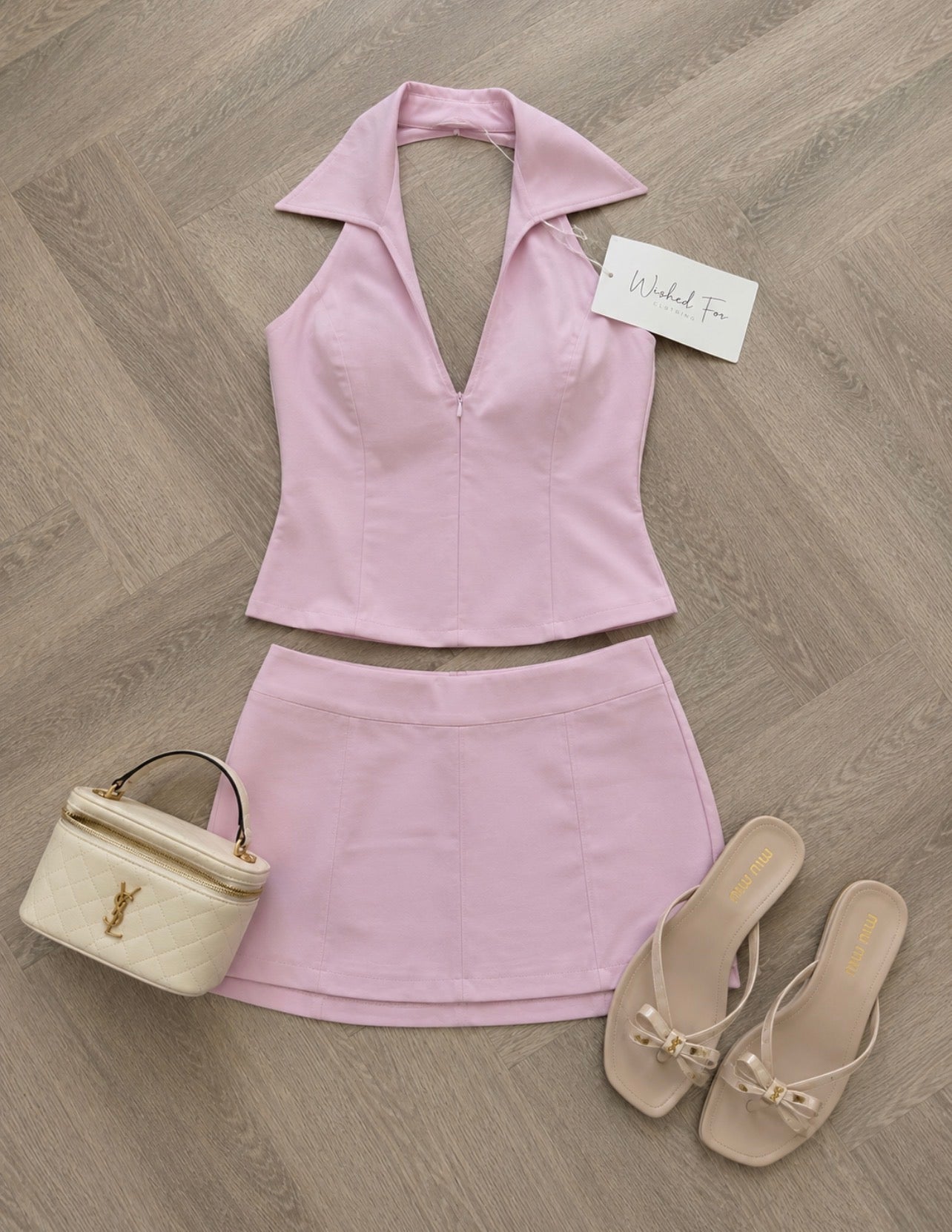 The Blush Skort Set