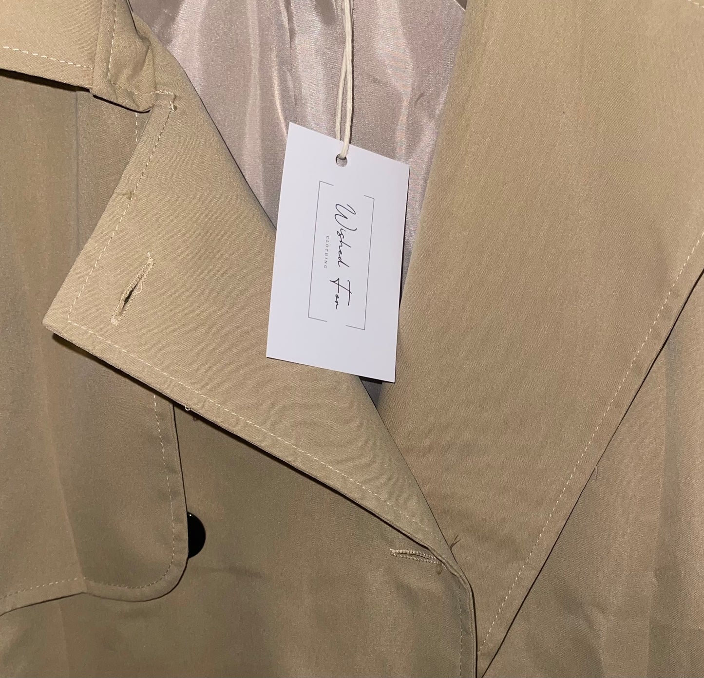 Signature Beige Trench Coat