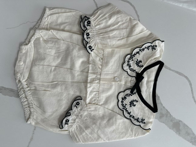 Black & White Summer Romper