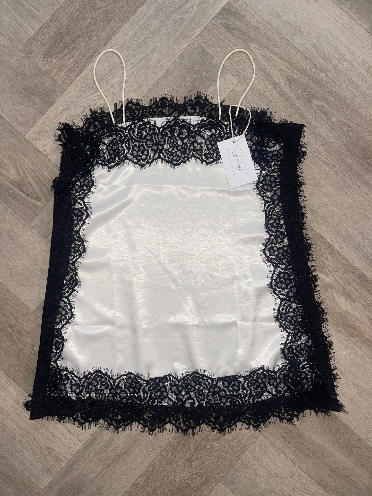 Vintage Satin Lace Camisole Dress