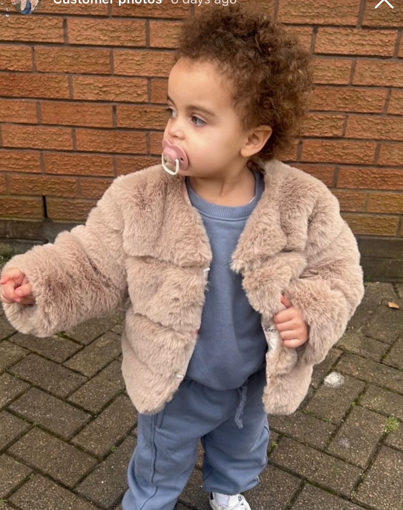 Cream Fur Coat