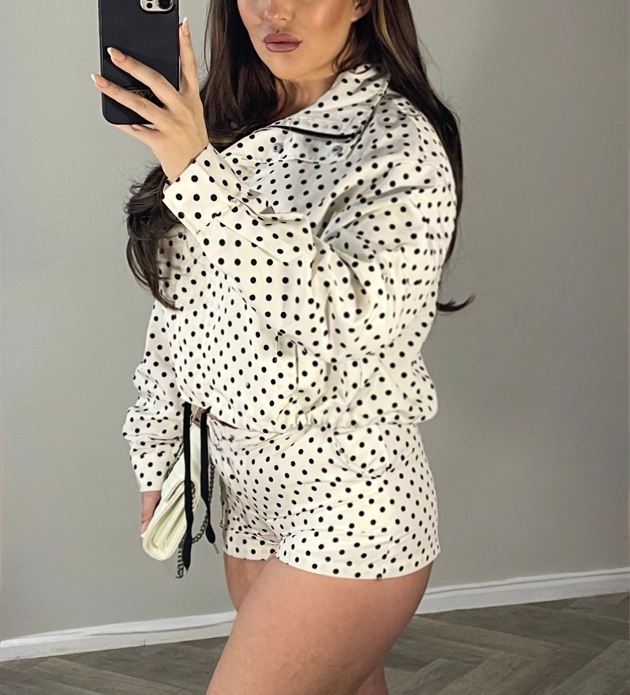 Vintage Polka Dot Two-Piece Set