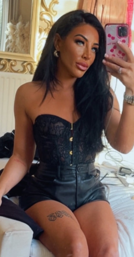 Sheer Lace Corset Top – Strapless Body Shaper