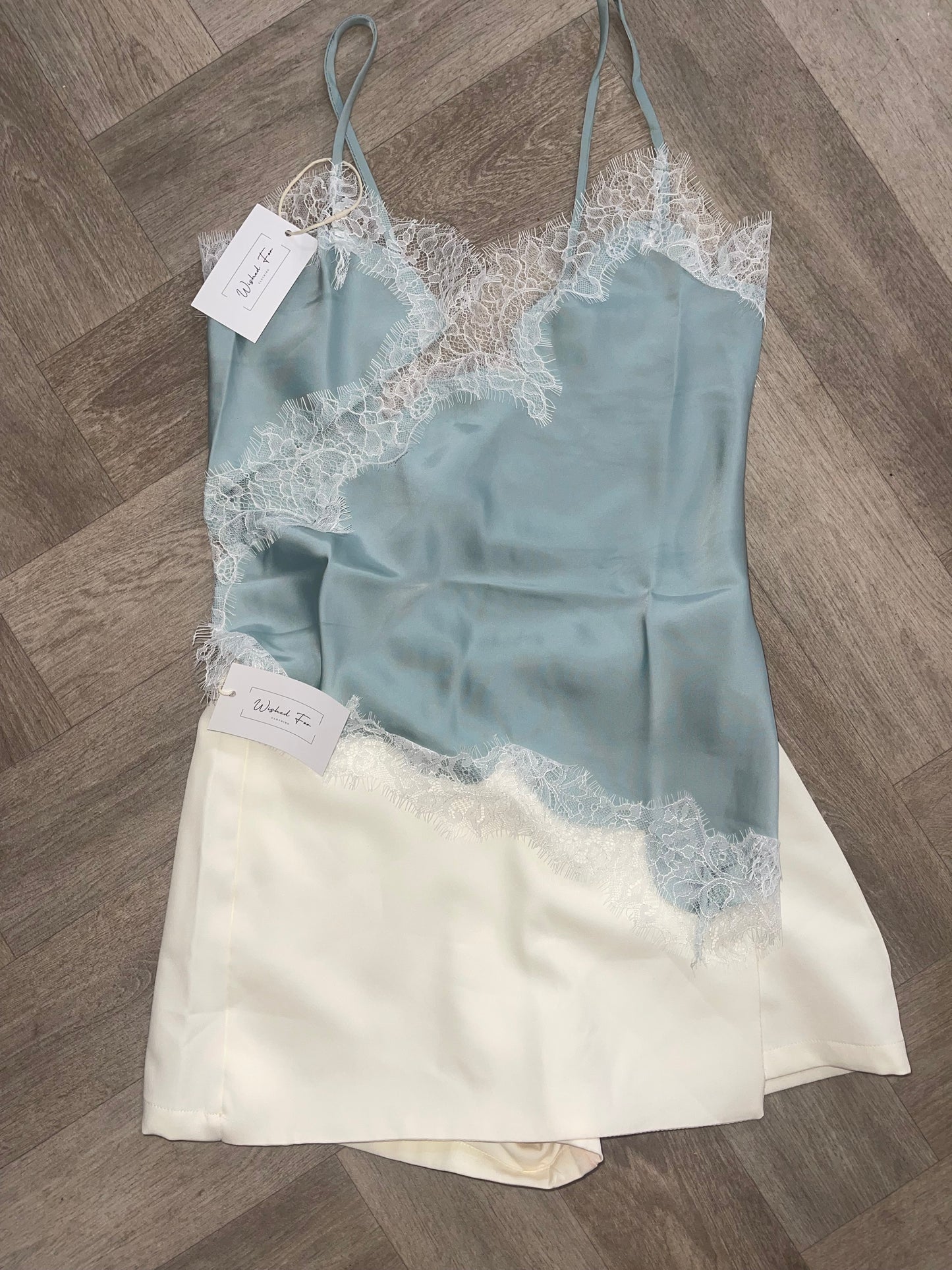 Turquoise Lace Co-ord Set