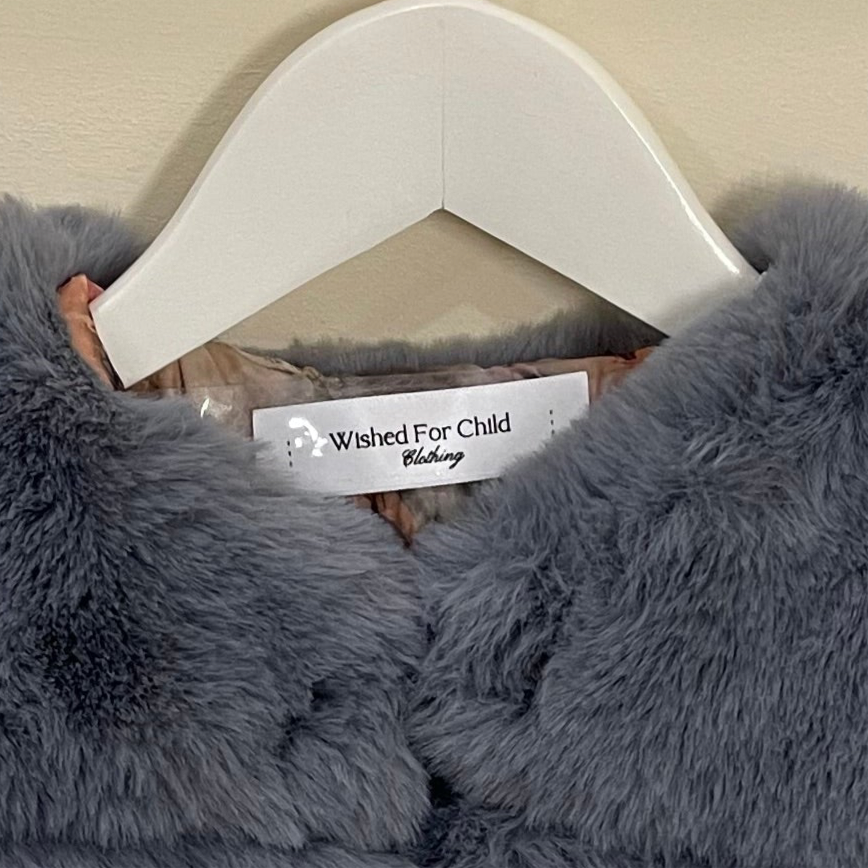 Girls Winter Faux Fur Jacket