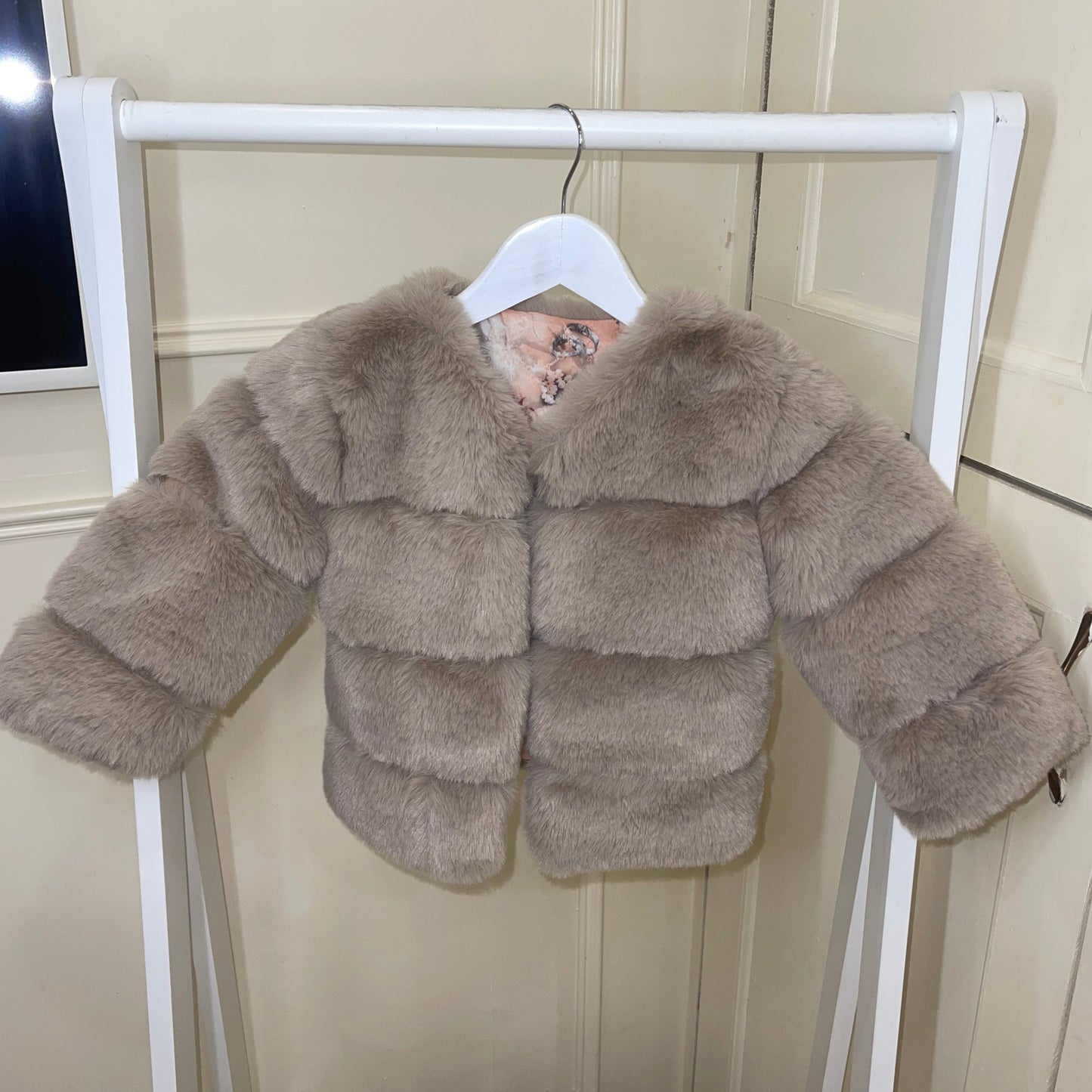 Cream Fur Coat