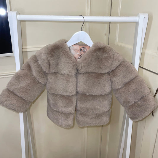Cream Fur Coat
