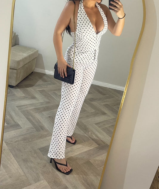 🤍 Polka Dot Corset Suit 🤍