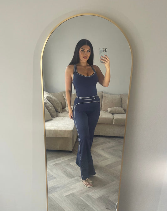Navy Yoga Set