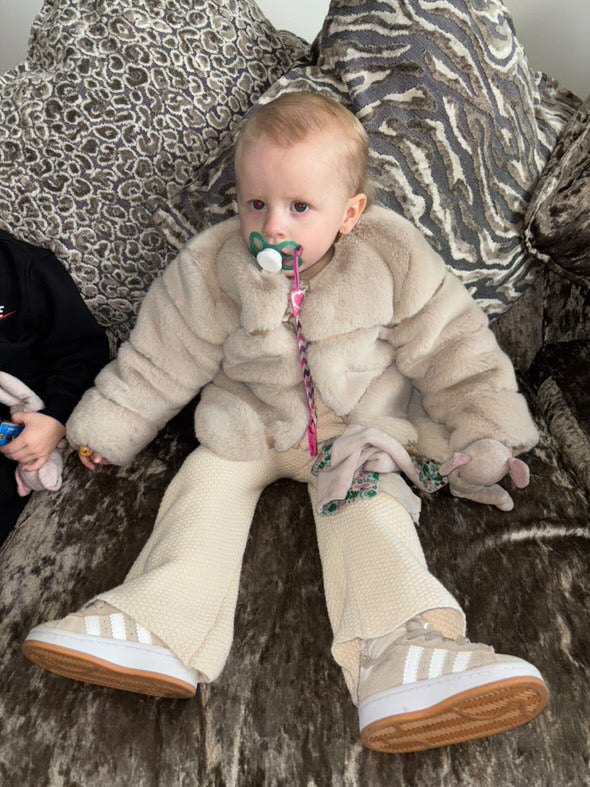 Cream Fur Coat
