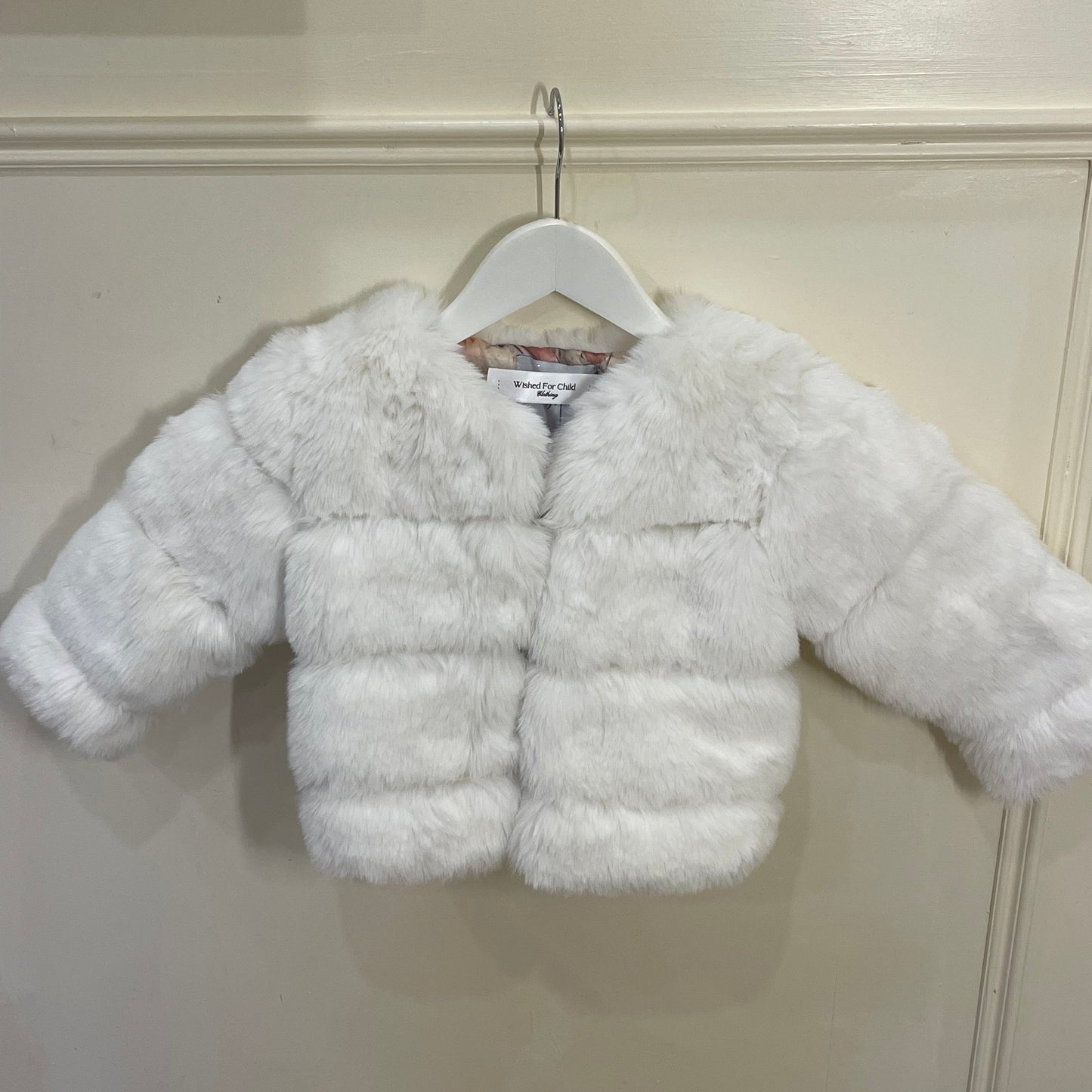 Children’s White Fur Coat