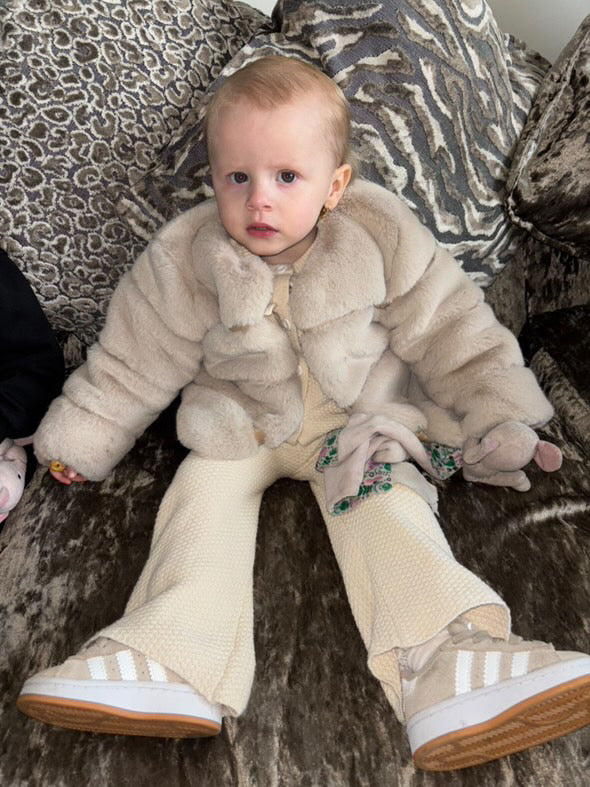 Cream Fur Coat