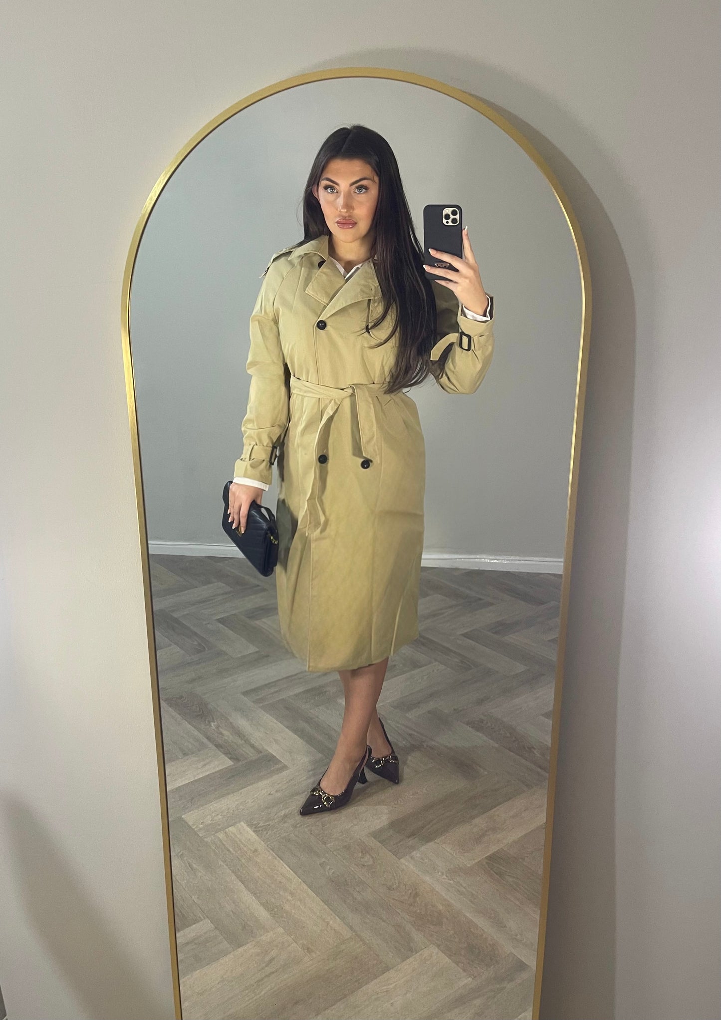 Signature Beige Trench Coat